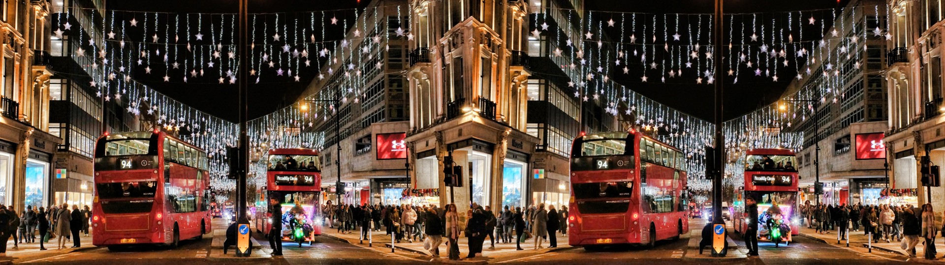 Oxford Circus at Xmas